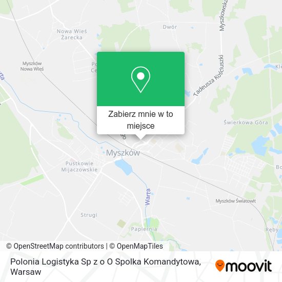 Mapa Polonia Logistyka Sp z o O Spolka Komandytowa