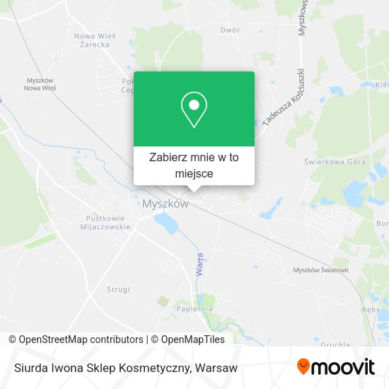 Mapa Siurda Iwona Sklep Kosmetyczny