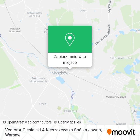 Mapa Vector A Ciesielski A Kleszczewska Spólka Jawna