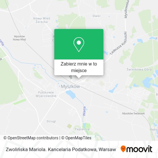 Mapa Zwolińska Mariola. Kancelaria Podatkowa