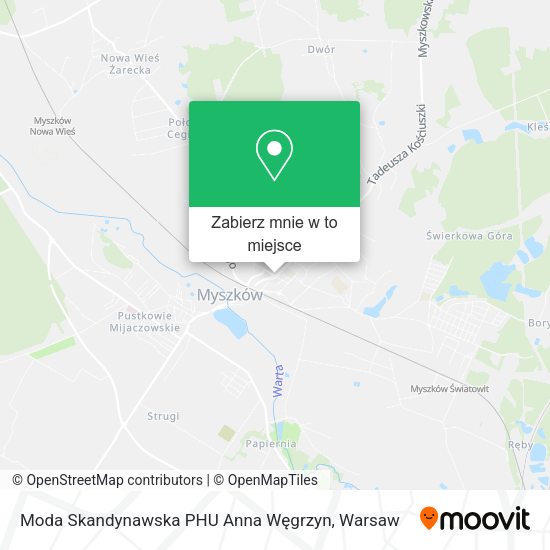 Mapa Moda Skandynawska PHU Anna Węgrzyn