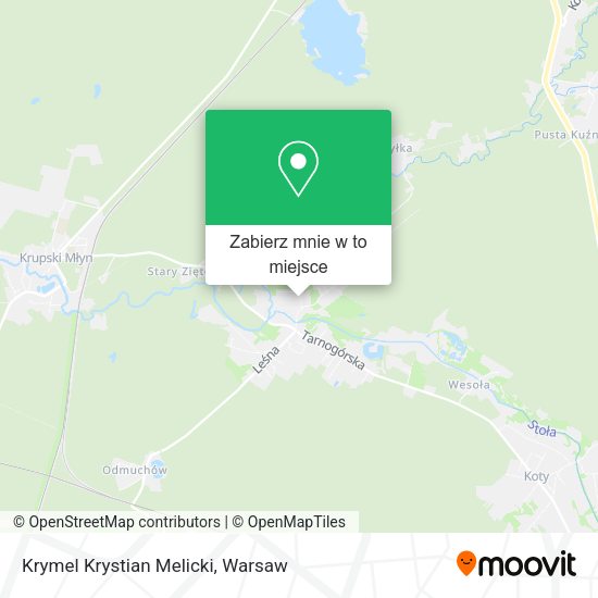 Mapa Krymel Krystian Melicki