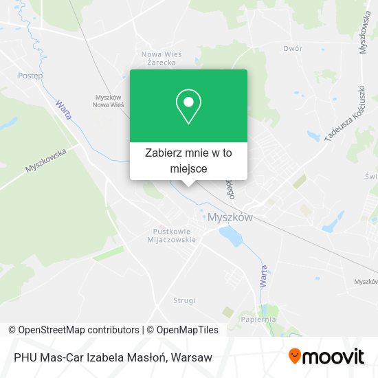 Mapa PHU Mas-Car Izabela Masłoń