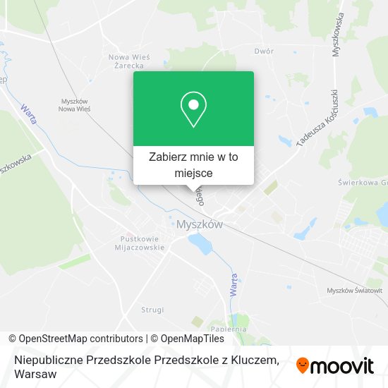 Mapa Niepubliczne Przedszkole Przedszkole z Kluczem