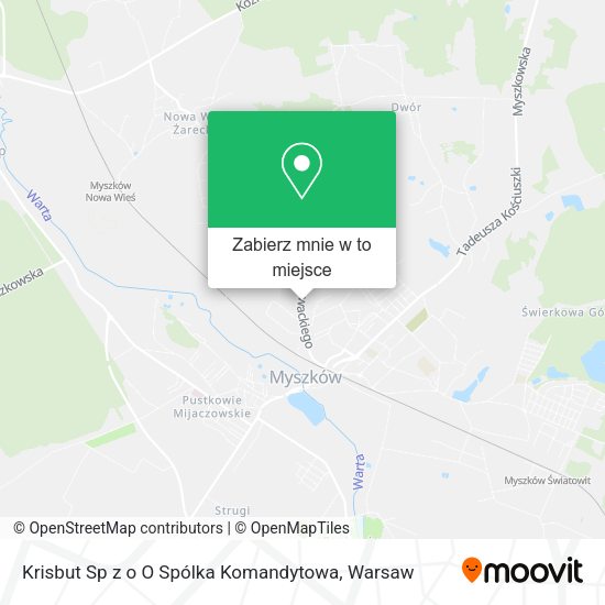 Mapa Krisbut Sp z o O Spólka Komandytowa