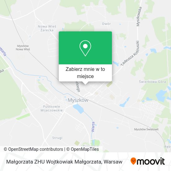 Mapa Małgorzata ZHU Wojtkowiak Małgorzata