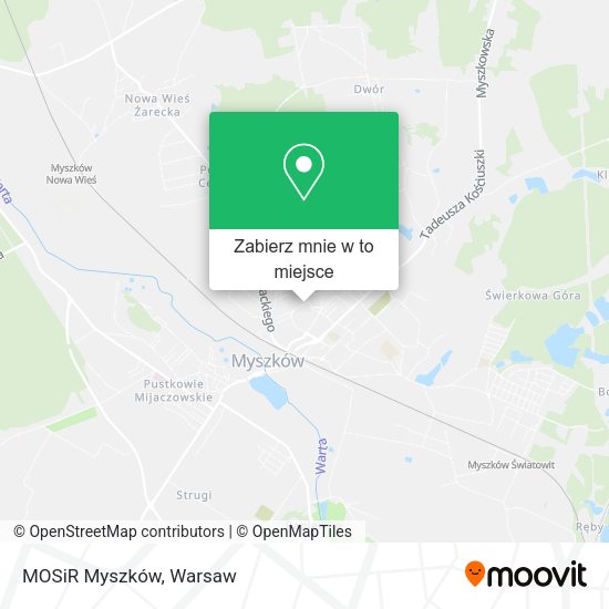 Mapa MOSiR Myszków