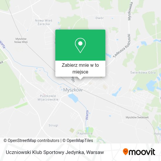 Mapa Uczniowski Klub Sportowy Jedynka