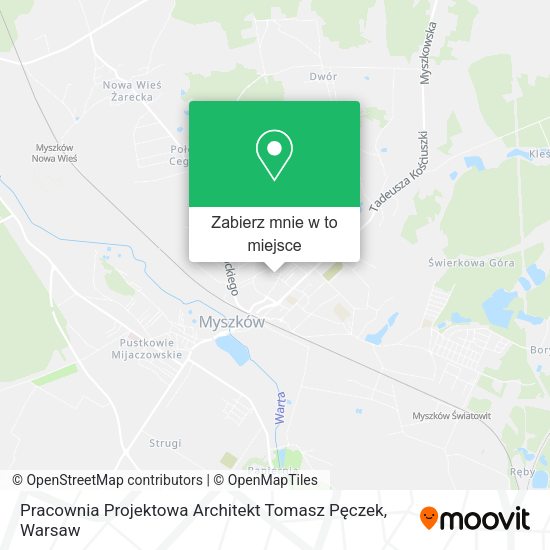 Mapa Pracownia Projektowa Architekt Tomasz Pęczek