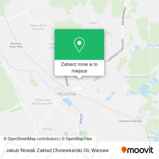 Mapa Jakub Nowak Zakład Cholewkarski Oli