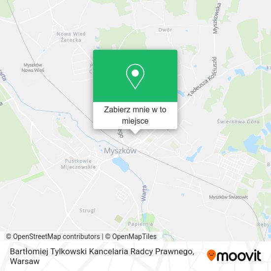 Mapa Bartłomiej Tylkowski Kancelaria Radcy Prawnego