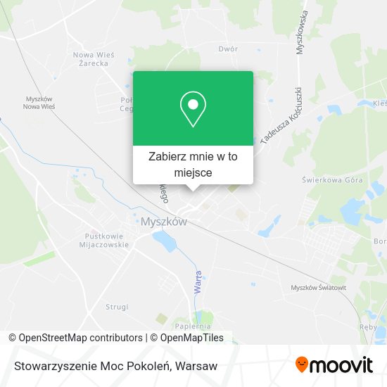 Mapa Stowarzyszenie Moc Pokoleń