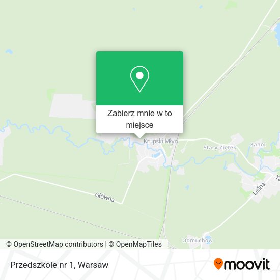 Mapa Przedszkole nr 1