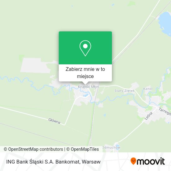 Mapa ING Bank Śląski S.A. Bankomat