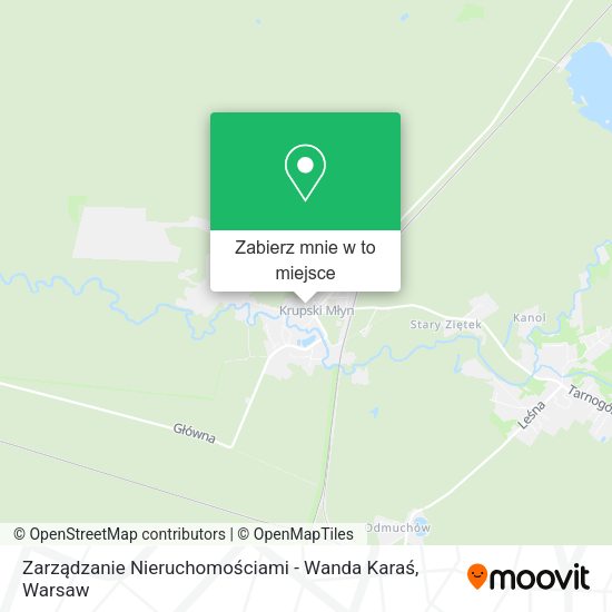 Mapa Zarządzanie Nieruchomościami - Wanda Karaś