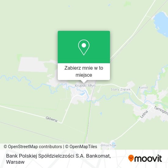 Mapa Bank Polskiej Spółdzielczości S.A. Bankomat