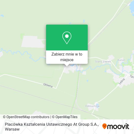 Mapa Placówka Kształcenia Ustawicznego At Group S.A.