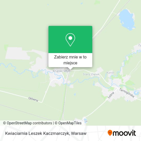 Mapa Kwiaciarnia Leszek Kaczmarczyk