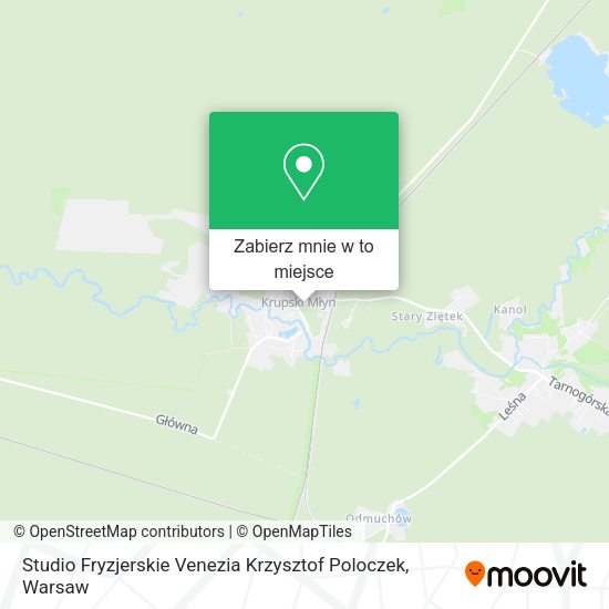 Mapa Studio Fryzjerskie Venezia Krzysztof Poloczek