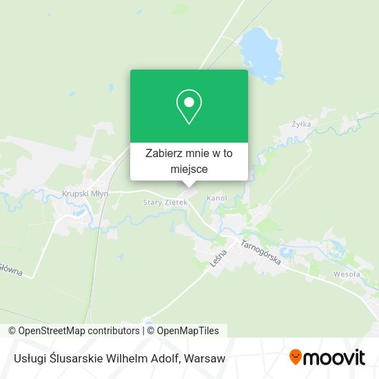 Mapa Usługi Ślusarskie Wilhelm Adolf