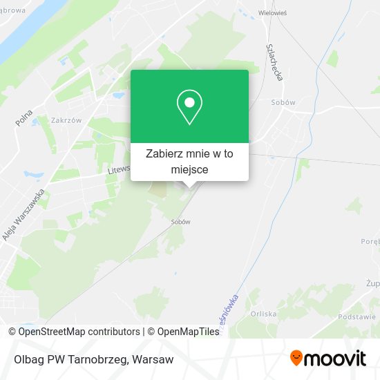 Mapa Olbag PW Tarnobrzeg