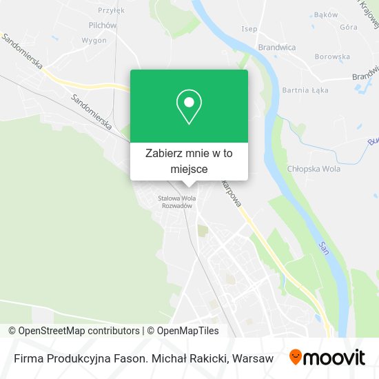 Mapa Firma Produkcyjna Fason. Michał Rakicki