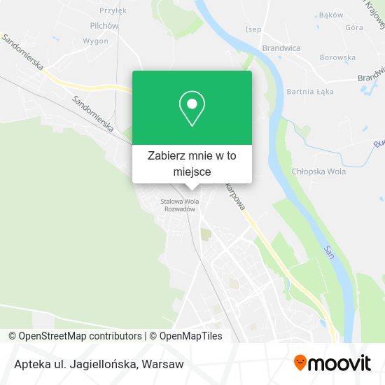 Mapa Apteka ul. Jagiellońska