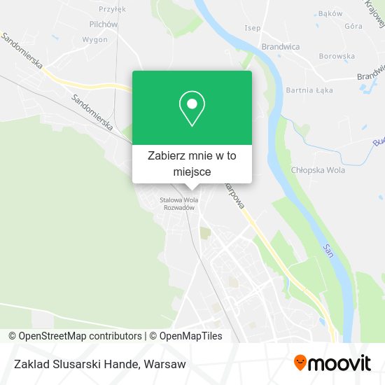 Mapa Zaklad Slusarski Hande