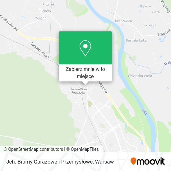 Mapa Jch. Bramy Garażowe i Przemysłowe