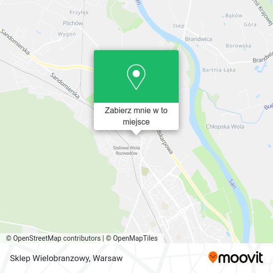 Mapa Sklep Wielobranzowy