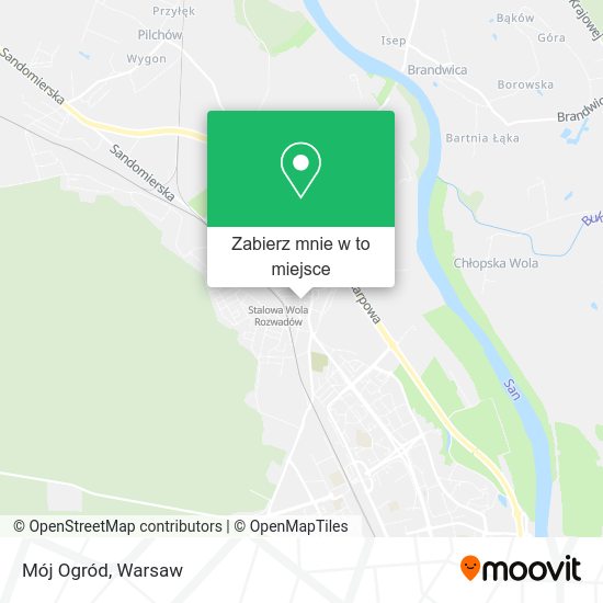 Mapa Mój Ogród