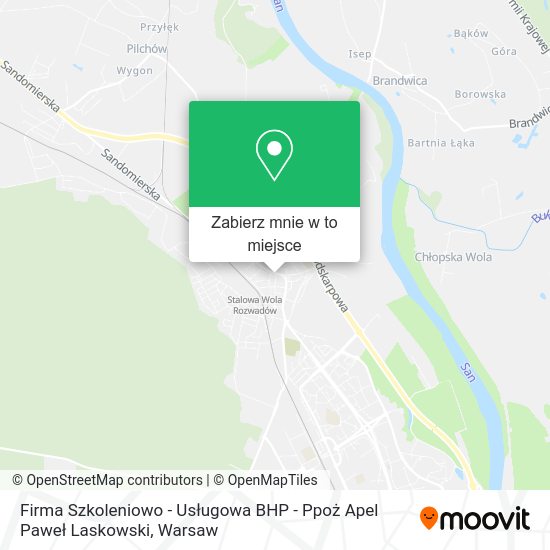 Mapa Firma Szkoleniowo - Usługowa BHP - Ppoż Apel Paweł Laskowski