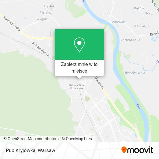 Mapa Pub Kryjówka