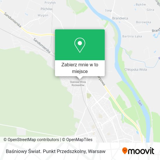 Mapa Baśniowy Świat. Punkt Przedszkolny