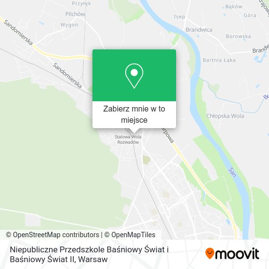 Mapa Niepubliczne Przedszkole Baśniowy Świat i Baśniowy Świat II