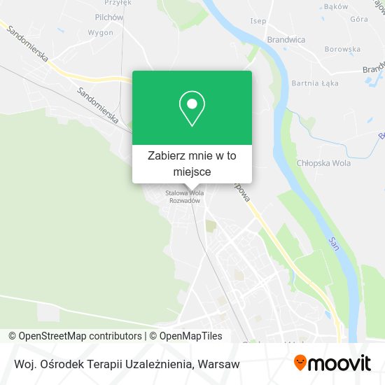 Mapa Woj. Ośrodek Terapii Uzależnienia