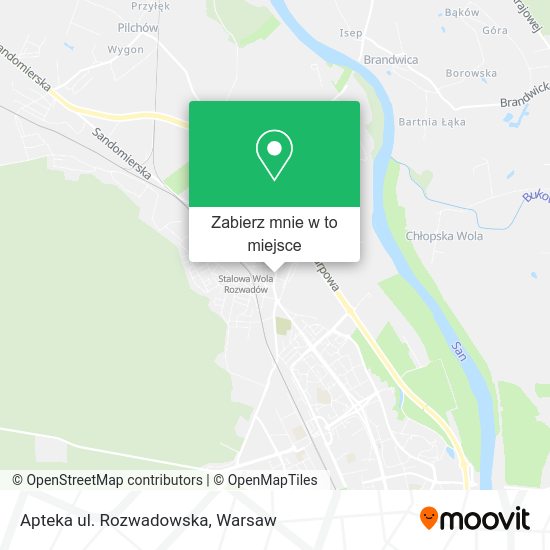 Mapa Apteka ul. Rozwadowska