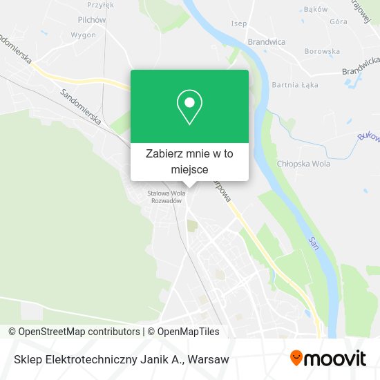 Mapa Sklep Elektrotechniczny Janik A.