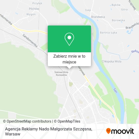 Mapa Agencja Reklamy Nado Małgorzata Szczęsna