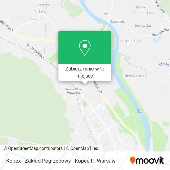 Mapa Kopex - Zakład Pogrzebowy - Kopeć F.