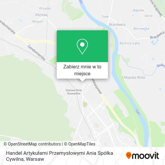 Mapa Handel Artykułami Przemysłowymi Ania Spółka Cywilna