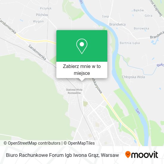 Mapa Biuro Rachunkowe Forum Igb Iwona Grąz