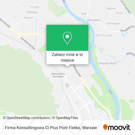 Mapa Firma Konsultingowa Cl Plus Piotr Fietko