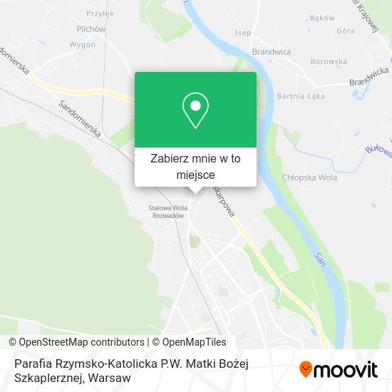 Mapa Parafia Rzymsko-Katolicka P.W. Matki Bożej Szkaplerznej