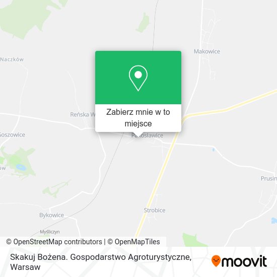 Mapa Skakuj Bożena. Gospodarstwo Agroturystyczne