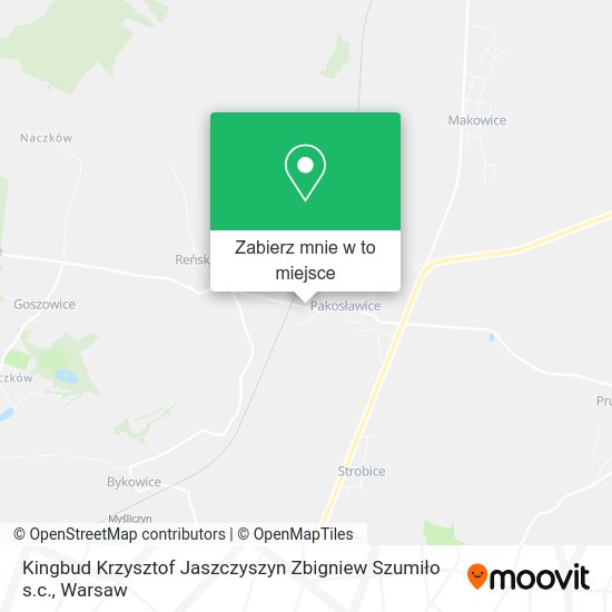 Mapa Kingbud Krzysztof Jaszczyszyn Zbigniew Szumiło s.c.