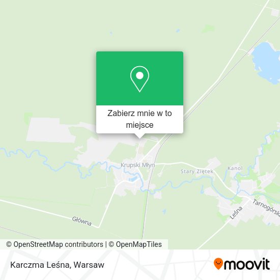 Mapa Karczma Leśna