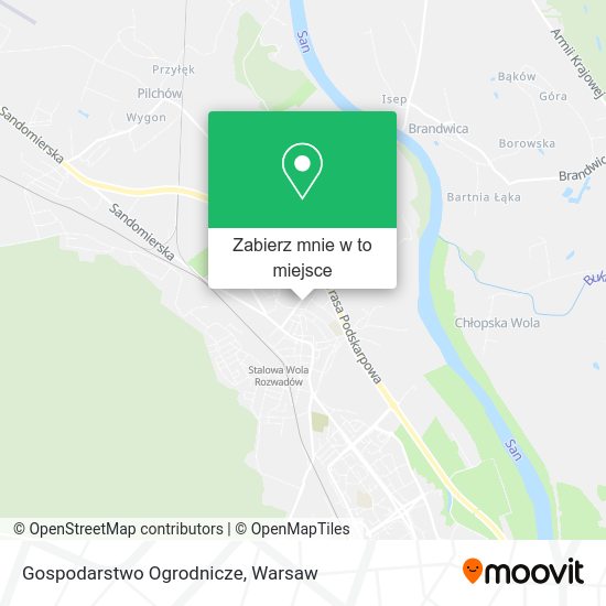 Mapa Gospodarstwo Ogrodnicze