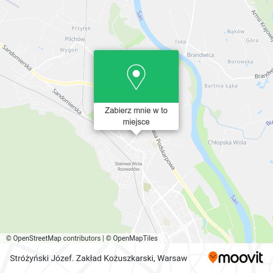 Mapa Stróżyński Józef. Zakład Kożuszkarski