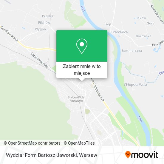 Mapa Wydział Form Bartosz Jaworski